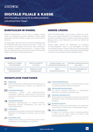 Axxiome Digitale Filiale & Kasse